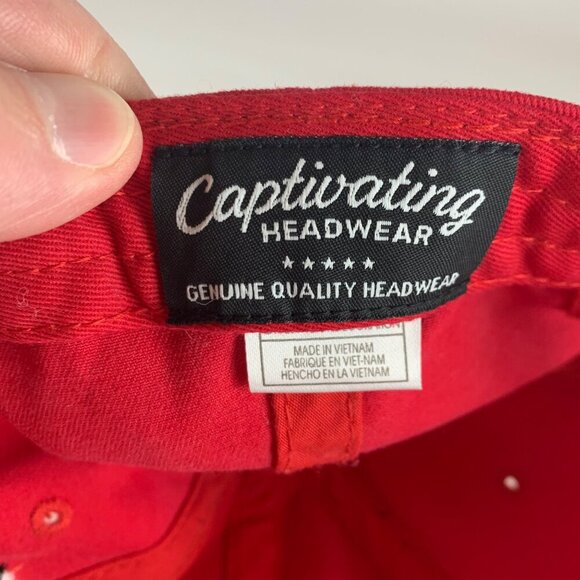 Nebraska Cornhuskers NCAA Red Captivating Relaxed Fit Strapback Hat - Picture 5 of 5